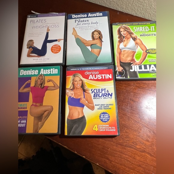 CD Other - Denise Austin Yoga/pilates CD’s. And Jillian.